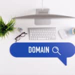 Domain name search concept